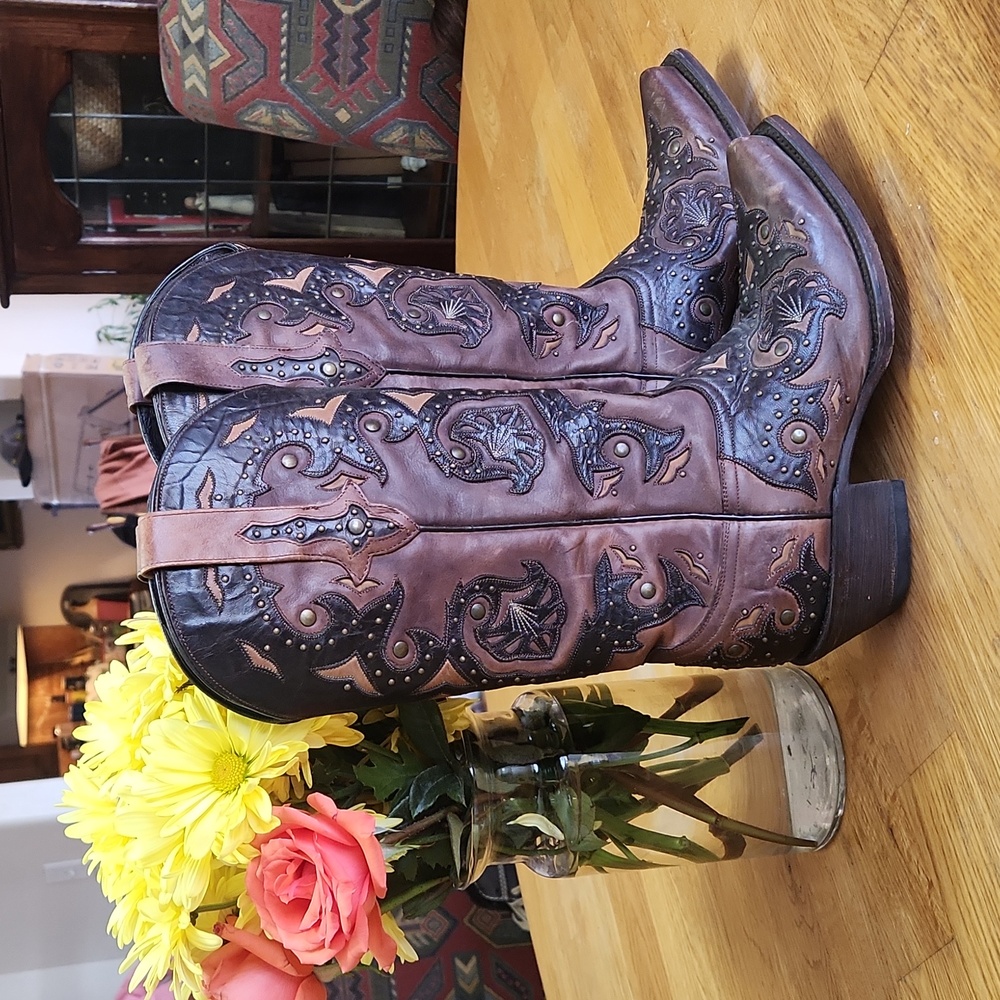 Lucchese Fiona Studded Boots